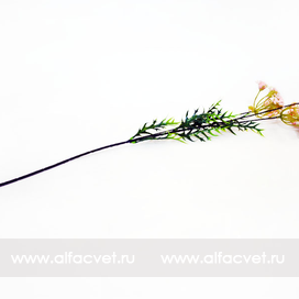 искусственные цветы ветка цвета розовый 5