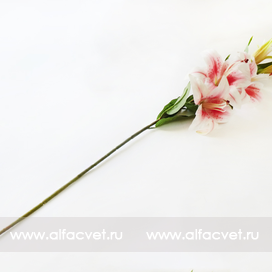 искусственные цветы ветка лилии цвета сиреневый 8